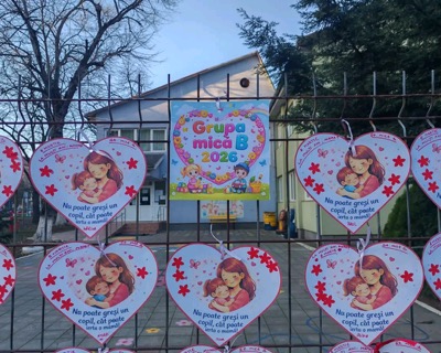 Grupa Mică B - decorațiuni de Ziua Mamei